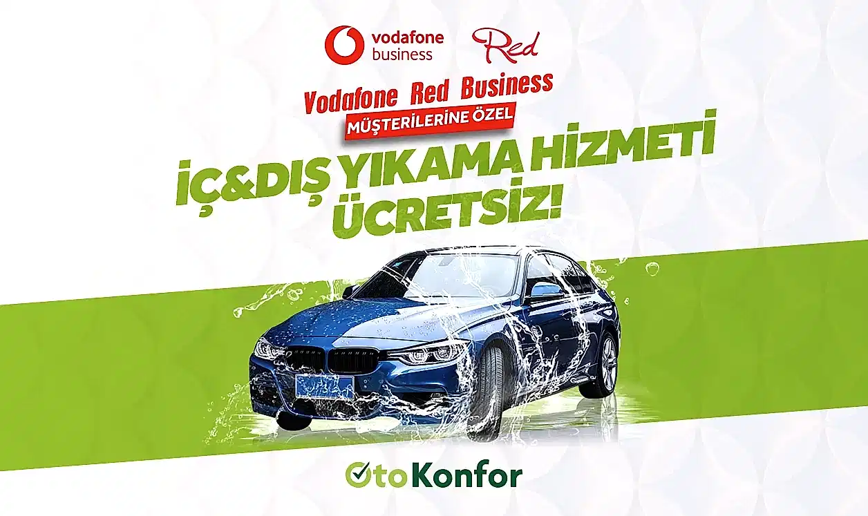 vodafone iç dış yıkama hizmeti ücretsiz